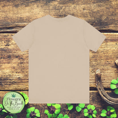 St Patrick's Day Tee, Gnomes Shirt, Happy St Patricks Day T-Shirt, Unisex Jersey, Holiday Gift, Green Clover Top