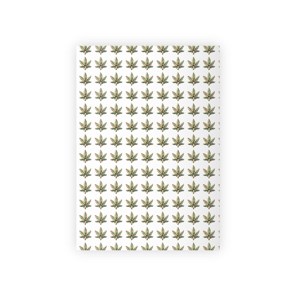 Cute Cannabis Sugar Cookie Gift Wrap
