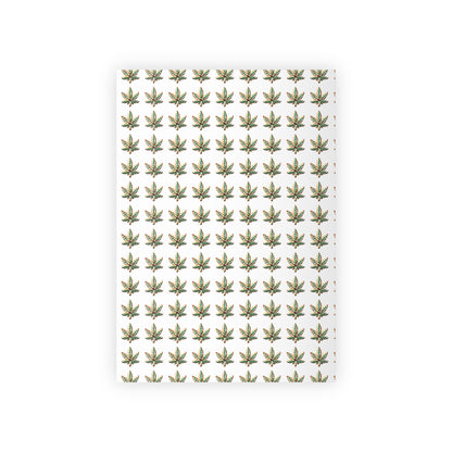 Cute Cannabis Sugar Cookie Design, 420 Holiday Gift Wrap, Unique Festive Present, Weed Themed Xmas Decor, Weed Lovers Gag Gift Wrap