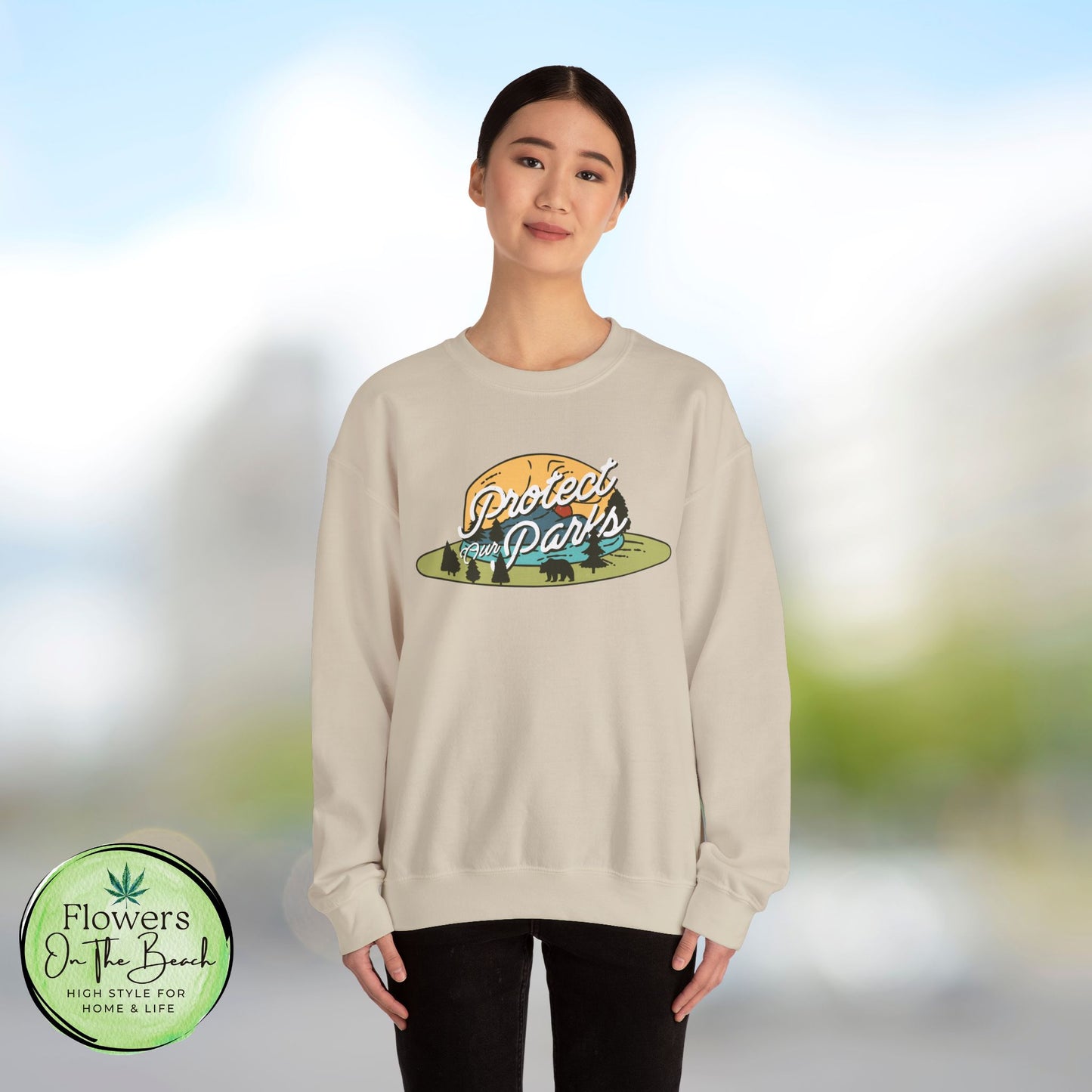 Protect Our Parks Crewneck Sweatshirt, National Parks Sweatshirt, Wanderlust Sweatshirt, Travel Apparel, Protect Our National Parks