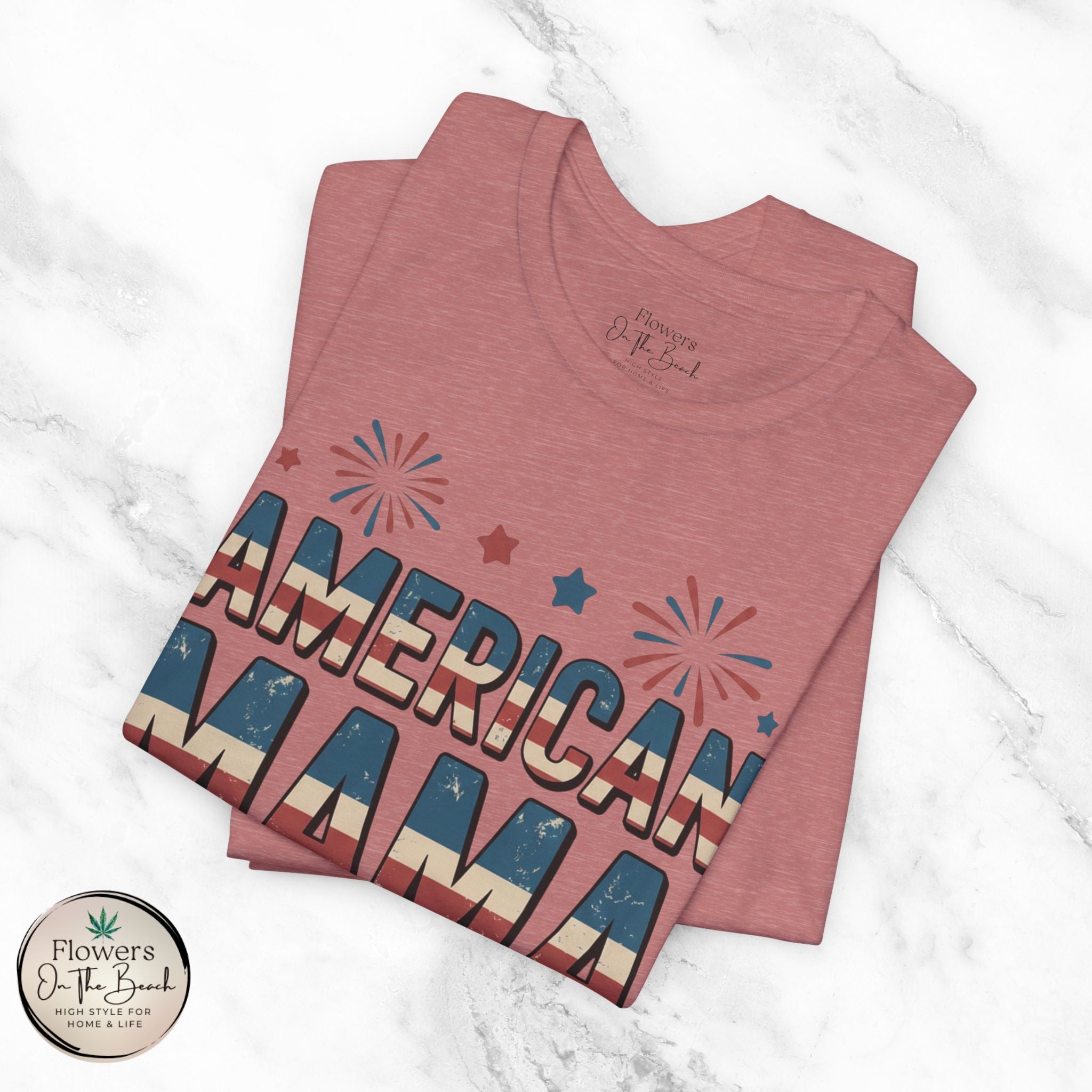 American MAMA 4th of July T-Shirt | Patriotic Mama Tee