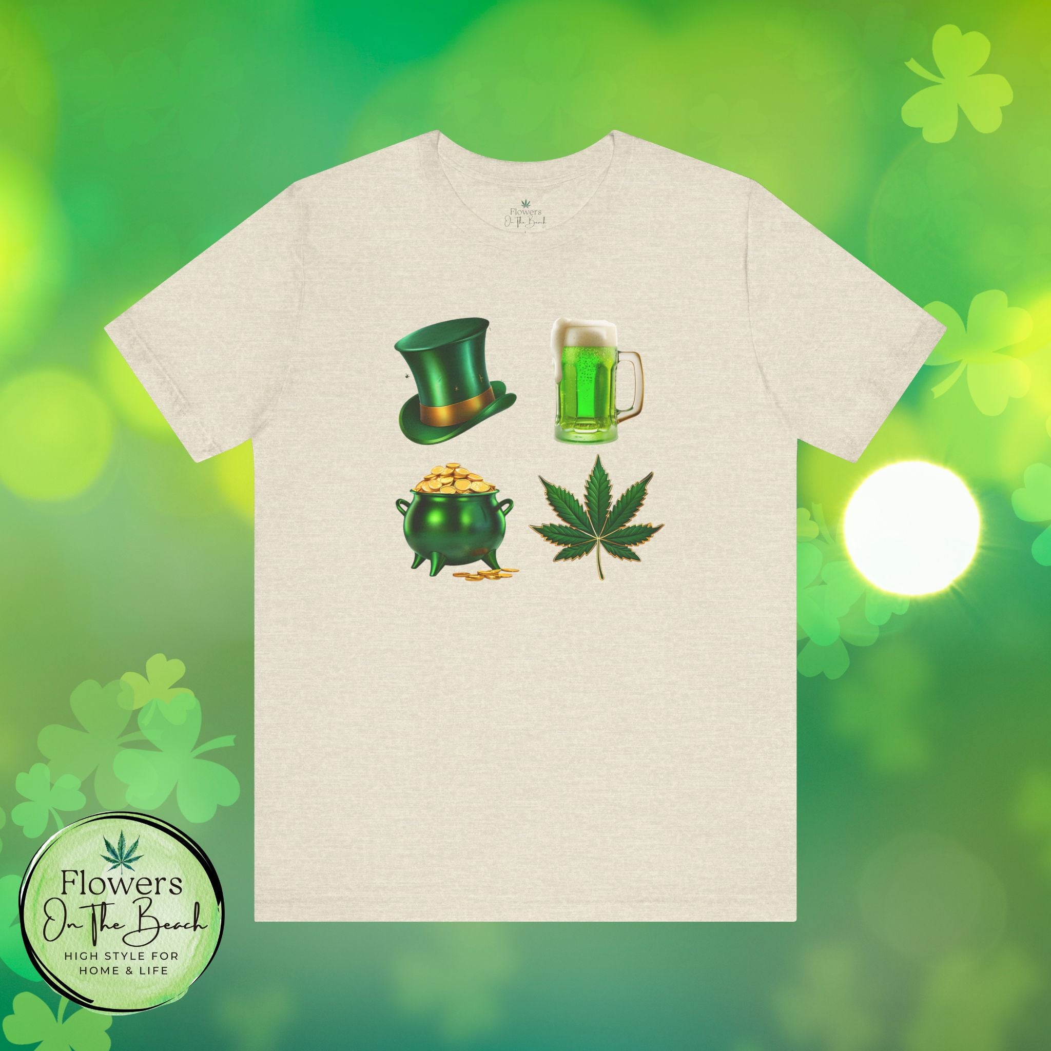 Weed St Patrick's Day Stoner Tee