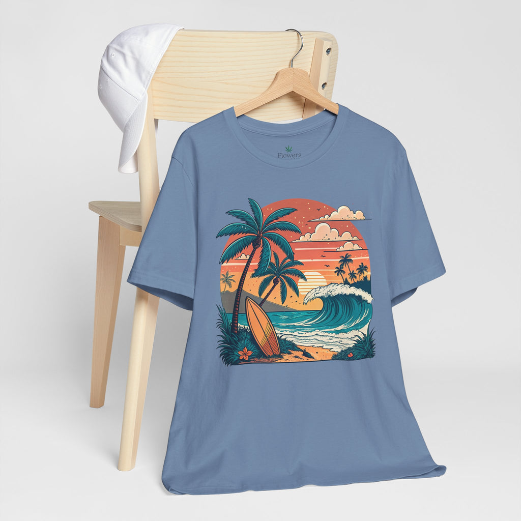 Beach Sunset Surfboards Tee
