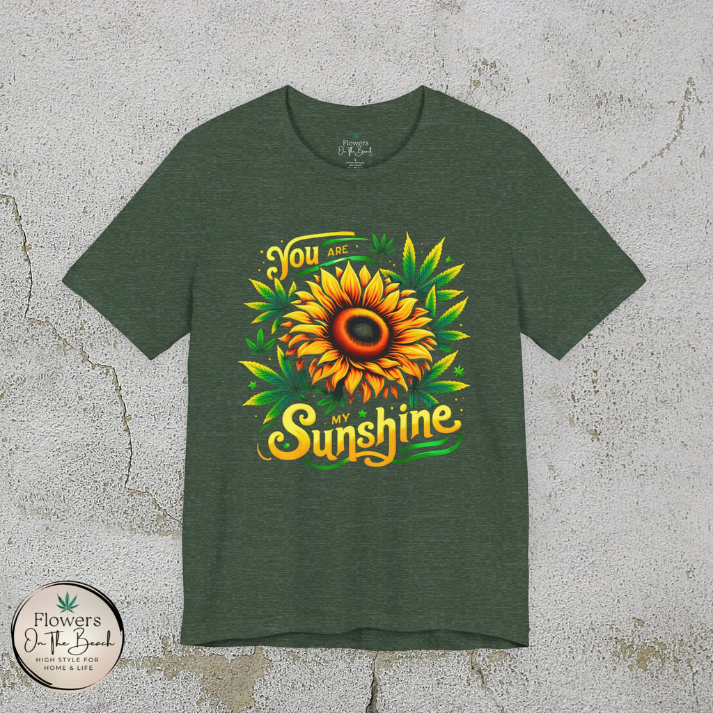 Sunflower and Cannabis Sunshine Tee