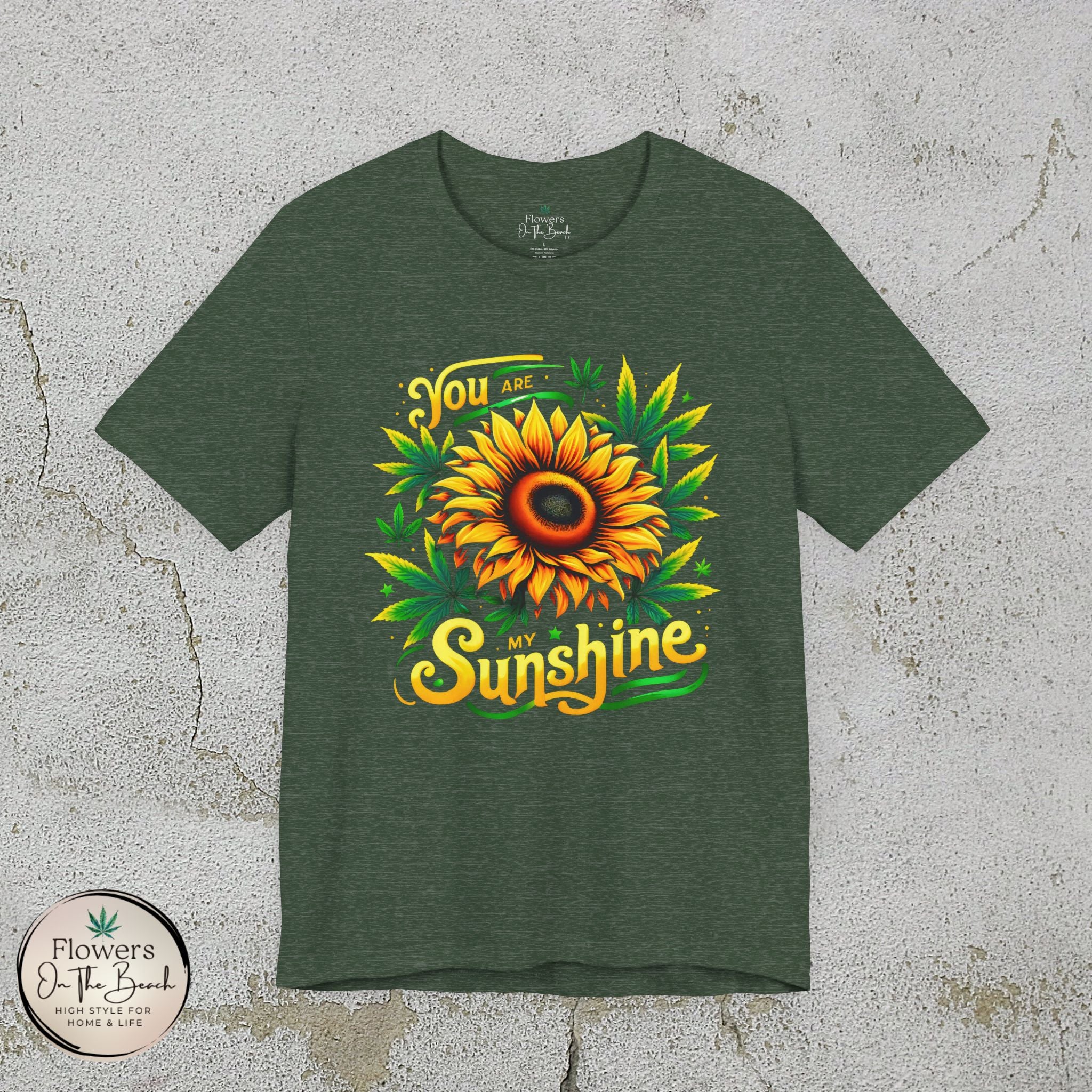 Sunflower and Cannabis Sunshine Tee