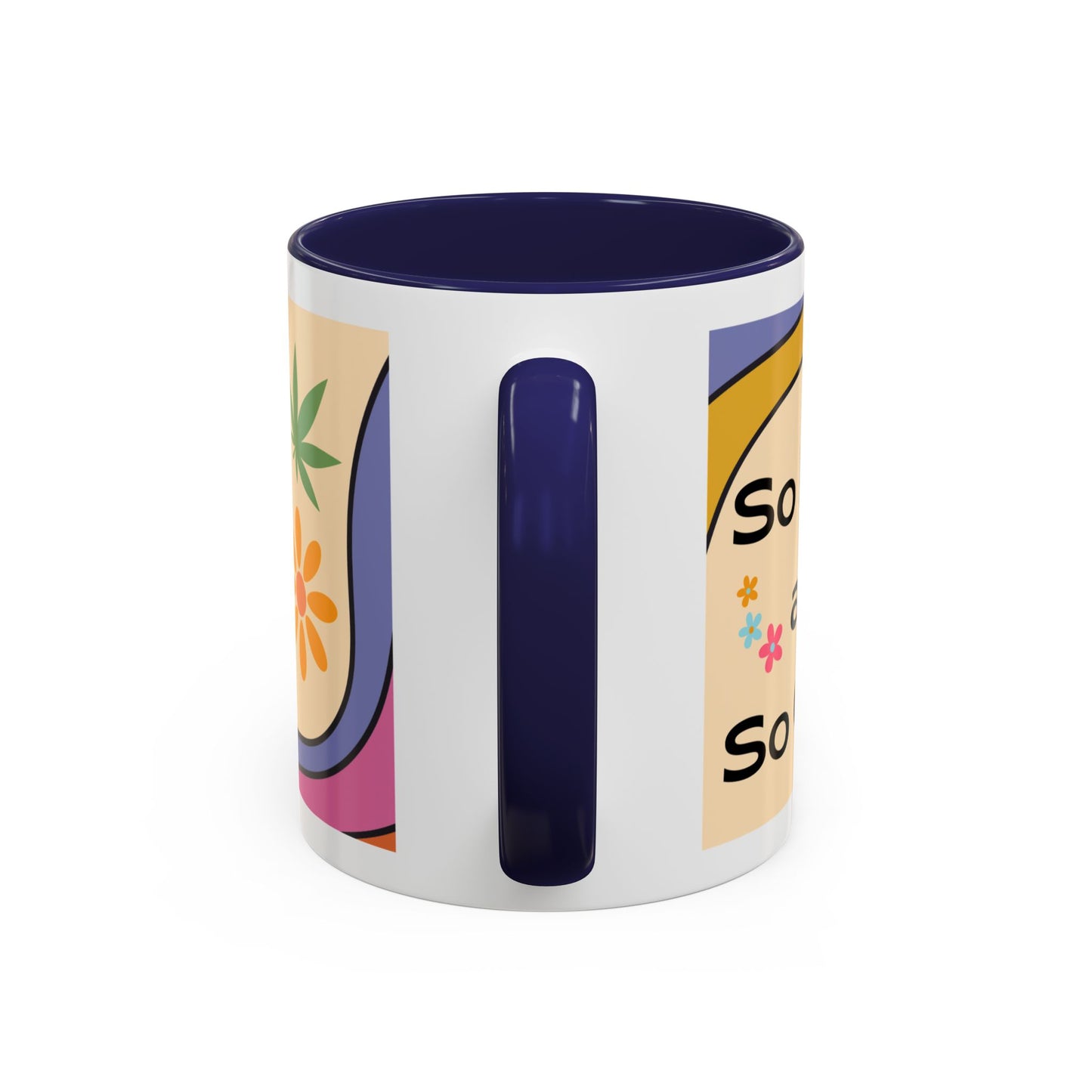 Weed Mug, Stoner Gift Mug, Groovy Stoner Mug, 70s Weed Gift, Groovy Weed Mug, Hippie Gift Mug, Accent Coffee Mug (11, 15oz)