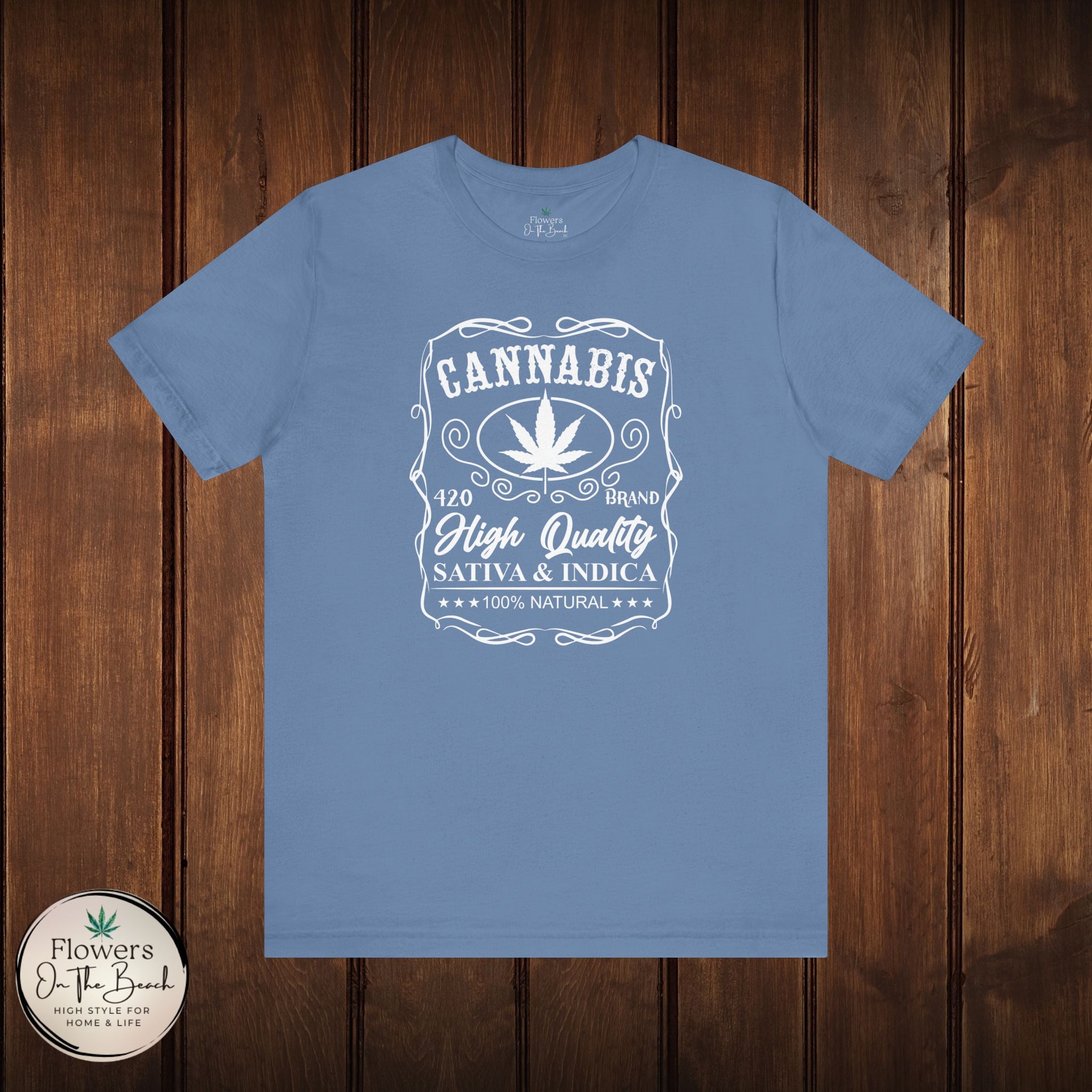 Whiskey-Inspired Cannabis Label Tee