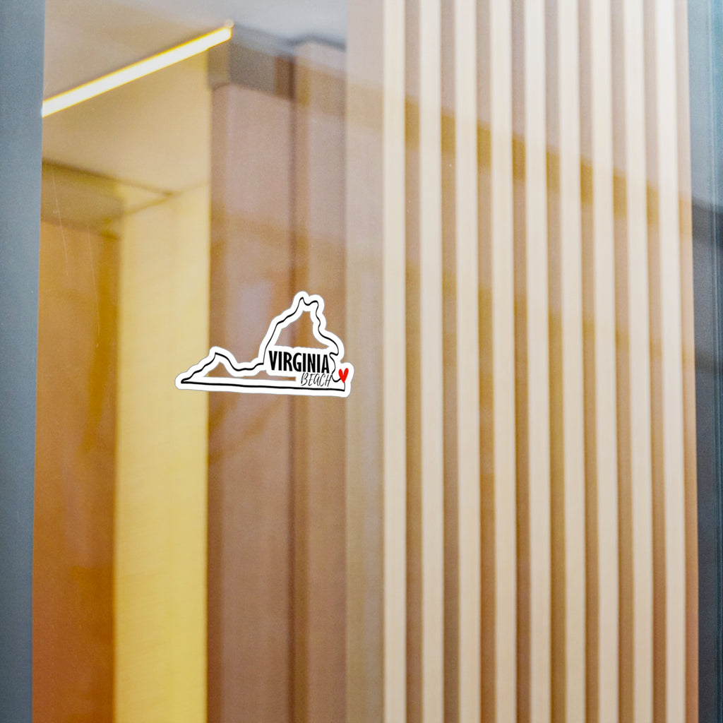 Virginia Beach Heart Sticker