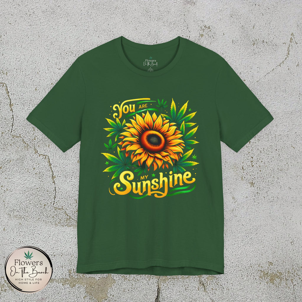 Sunflower and Cannabis Sunshine Tee