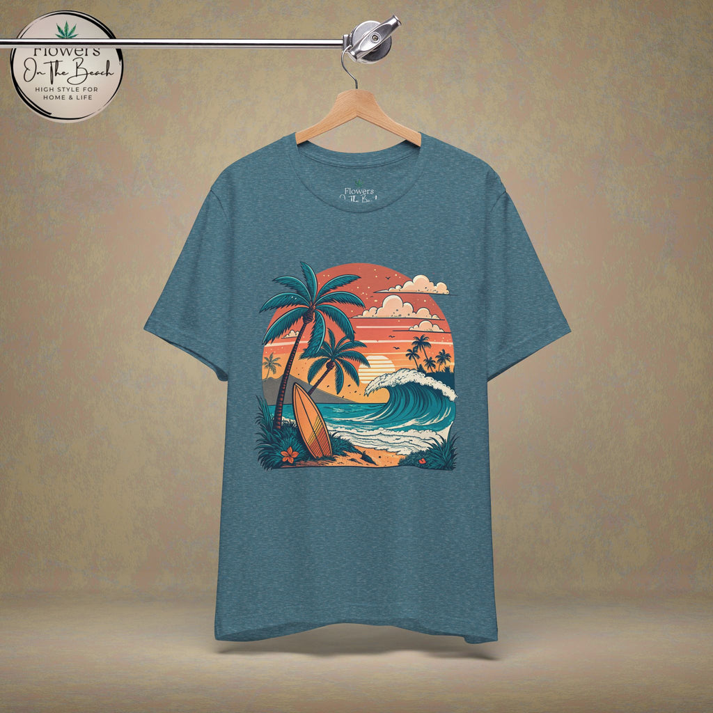 Beach Sunset Surfboards Tee