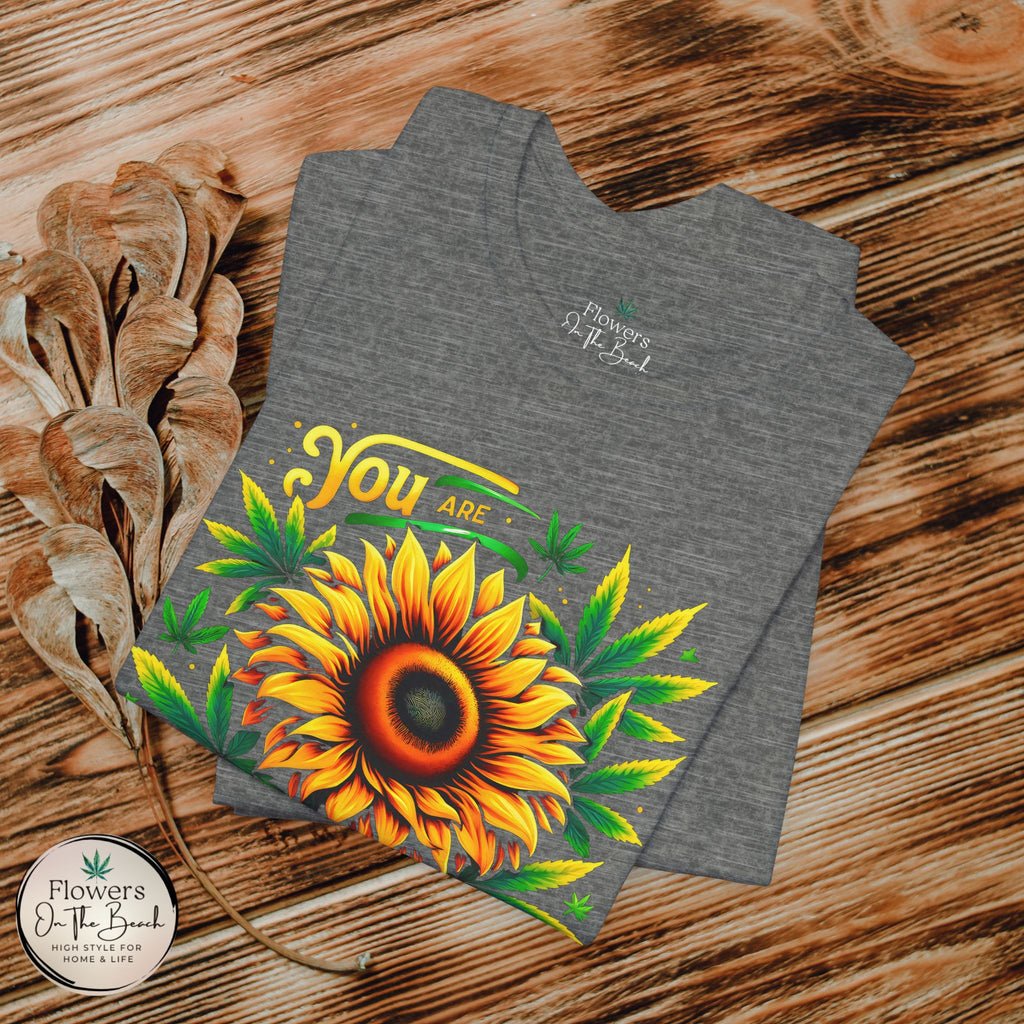 Sunflower and Cannabis Sunshine Tee