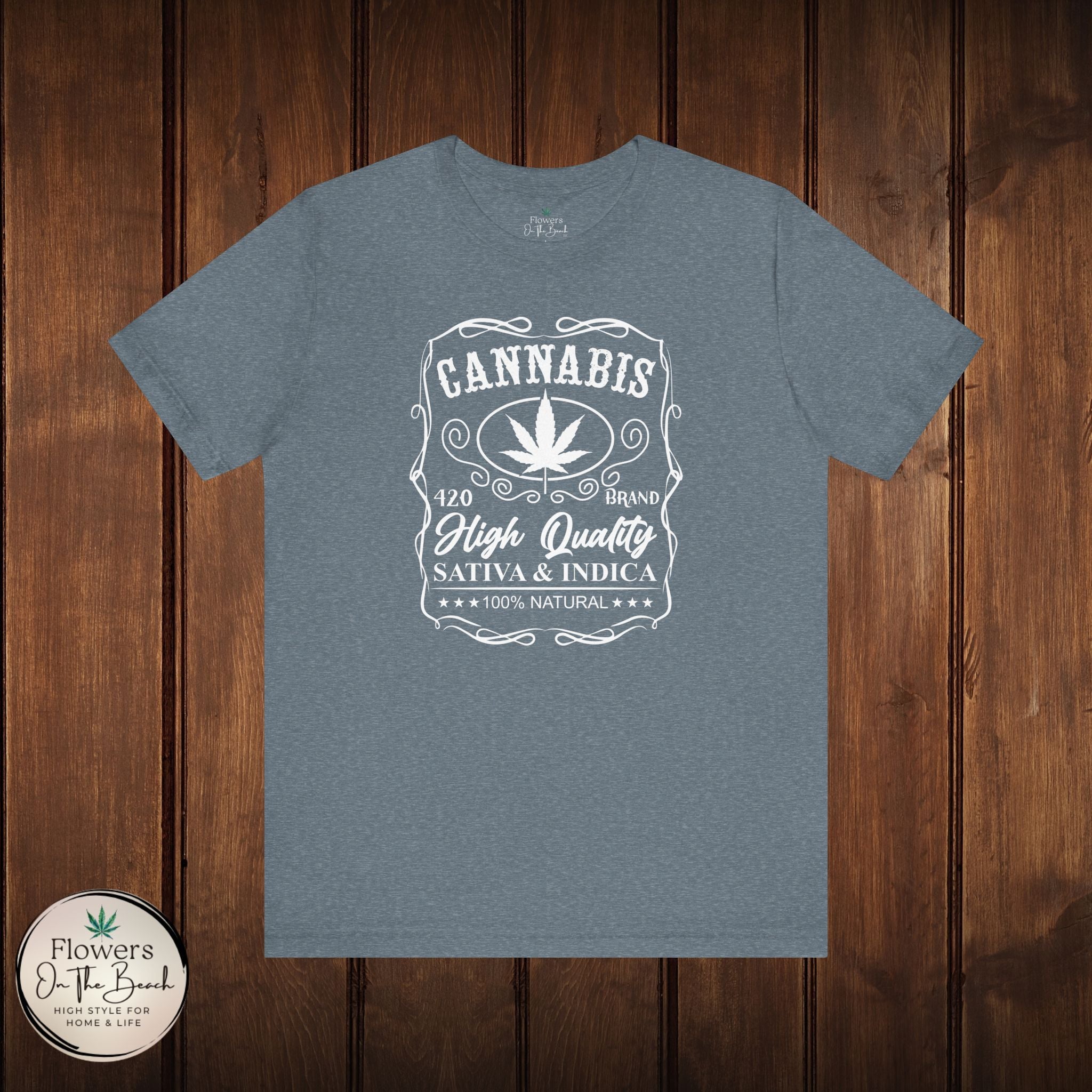 Whiskey-Inspired Cannabis Label Tee