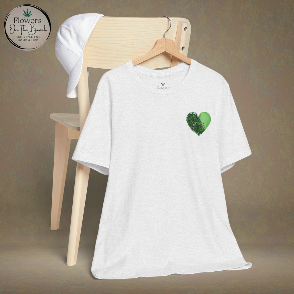 St. Patrick's Day Tee with Subtle Weed Leaves