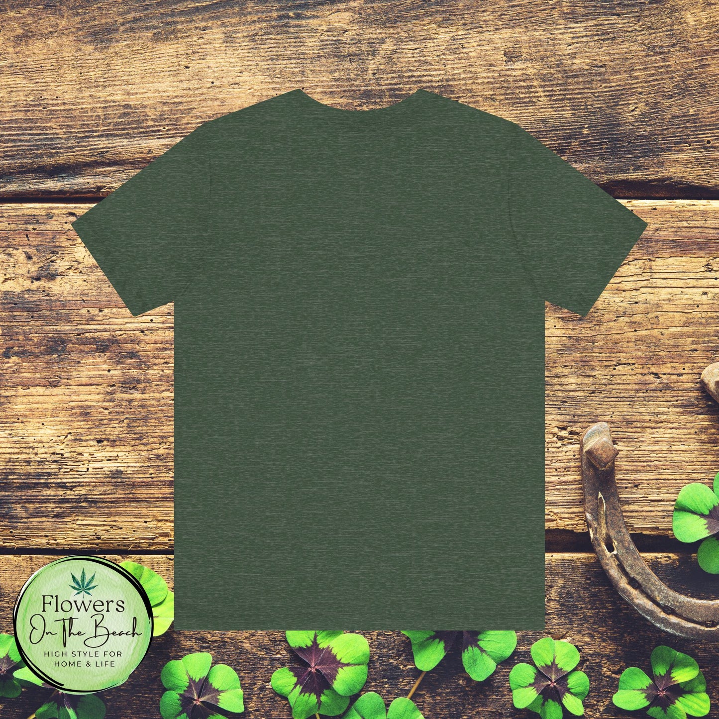 St Patrick's Day Lucky Tee, Simple Retro Unisex Jersey Shirt, Irish Shamrock Top, Green Clover T-Shirt Gift, Vintage Festival Clothing