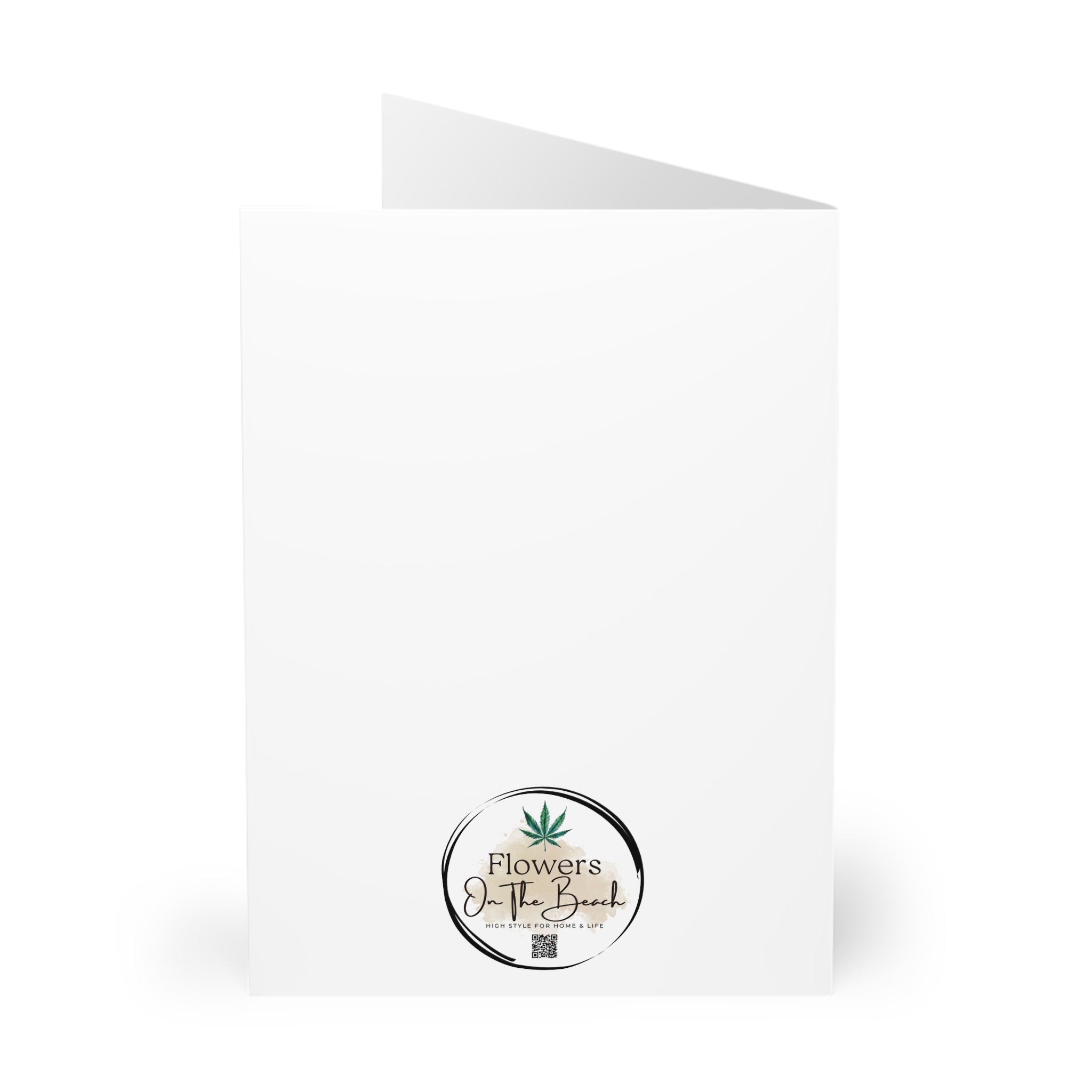 Stylish Cannabis-Inspired Greeting Cards (set of 5), Stoner Holiday Card, 420 Greeting Card, Santa Card, Unique Christmas Card