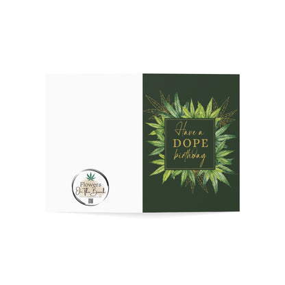 Blank Note Cards, Stoner Birthday Card, Have a dope birthday Greeting Card, Weed Birthday Card, 420 Birthday Card, Classy Stoner