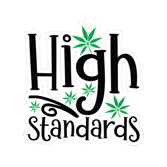 Marijuana Lover Kiss-Cut Stickers, Stoner Decal, Weed Leaf Sticker, Cannabis Lover Gift, 420 Sticker, Weed Sticker