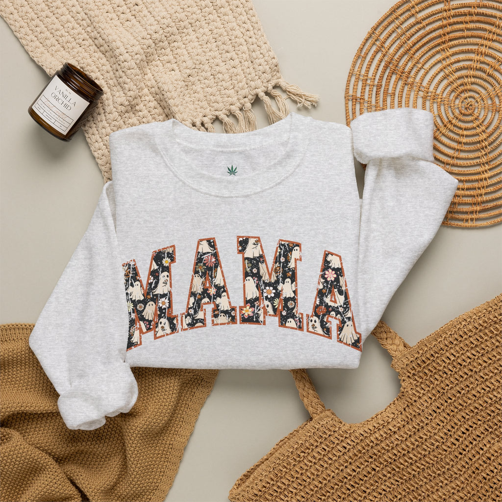 Halloween Mama Letters Sweatshirt