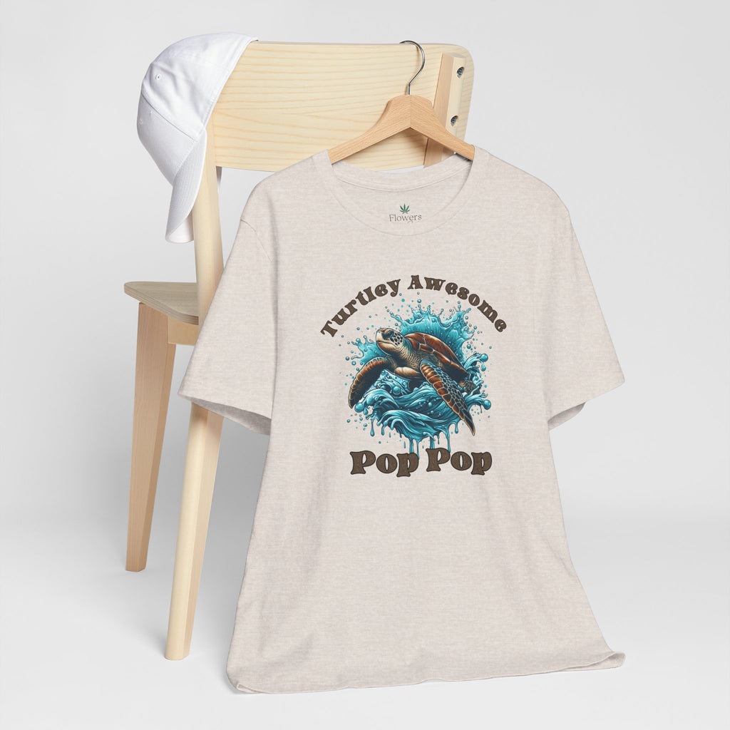 Turtley Awesome Pop Pop/Dad/Papa T-Shirt