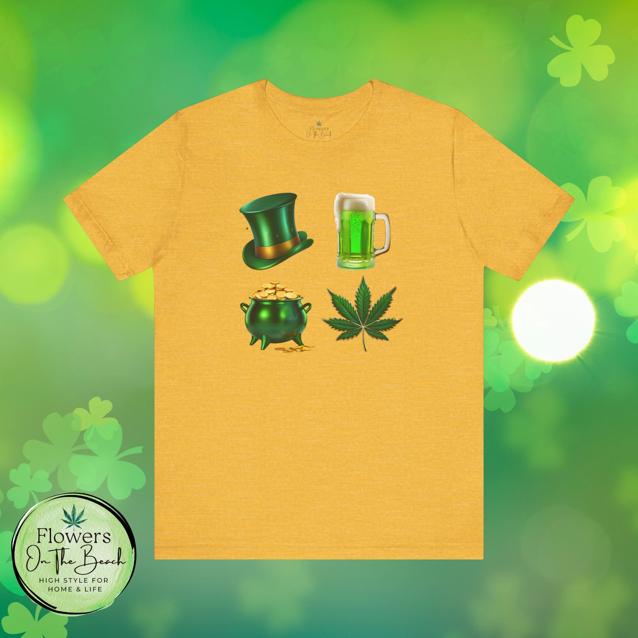 Weed St Patrick's Day Stoner Tee