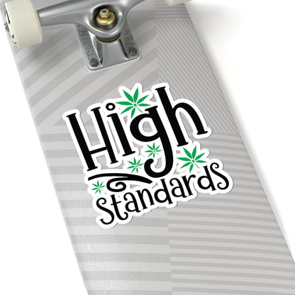 Marijuana Lover Kiss-Cut Stickers, Stoner Decal, Weed Leaf Sticker, Cannabis Lover Gift, 420 Sticker, Weed Sticker