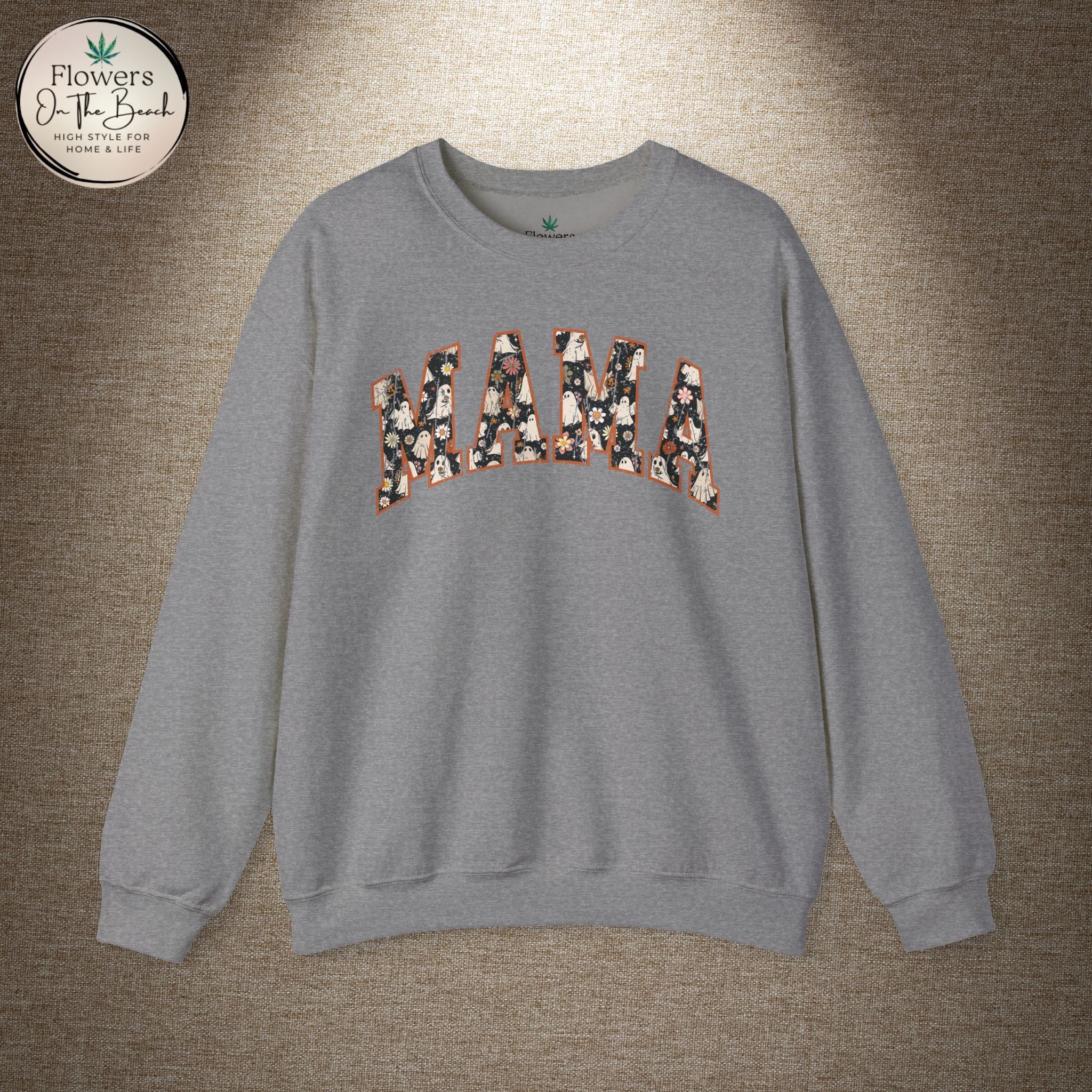 Halloween Mama Letters Sweatshirt
