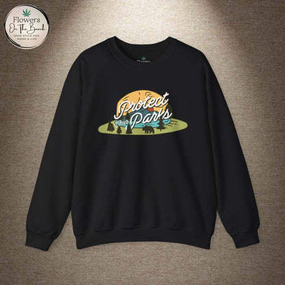 Protect Our Parks Crewneck Sweatshirt, National Parks Sweatshirt, Wanderlust Sweatshirt, Travel Apparel, Protect Our National Parks