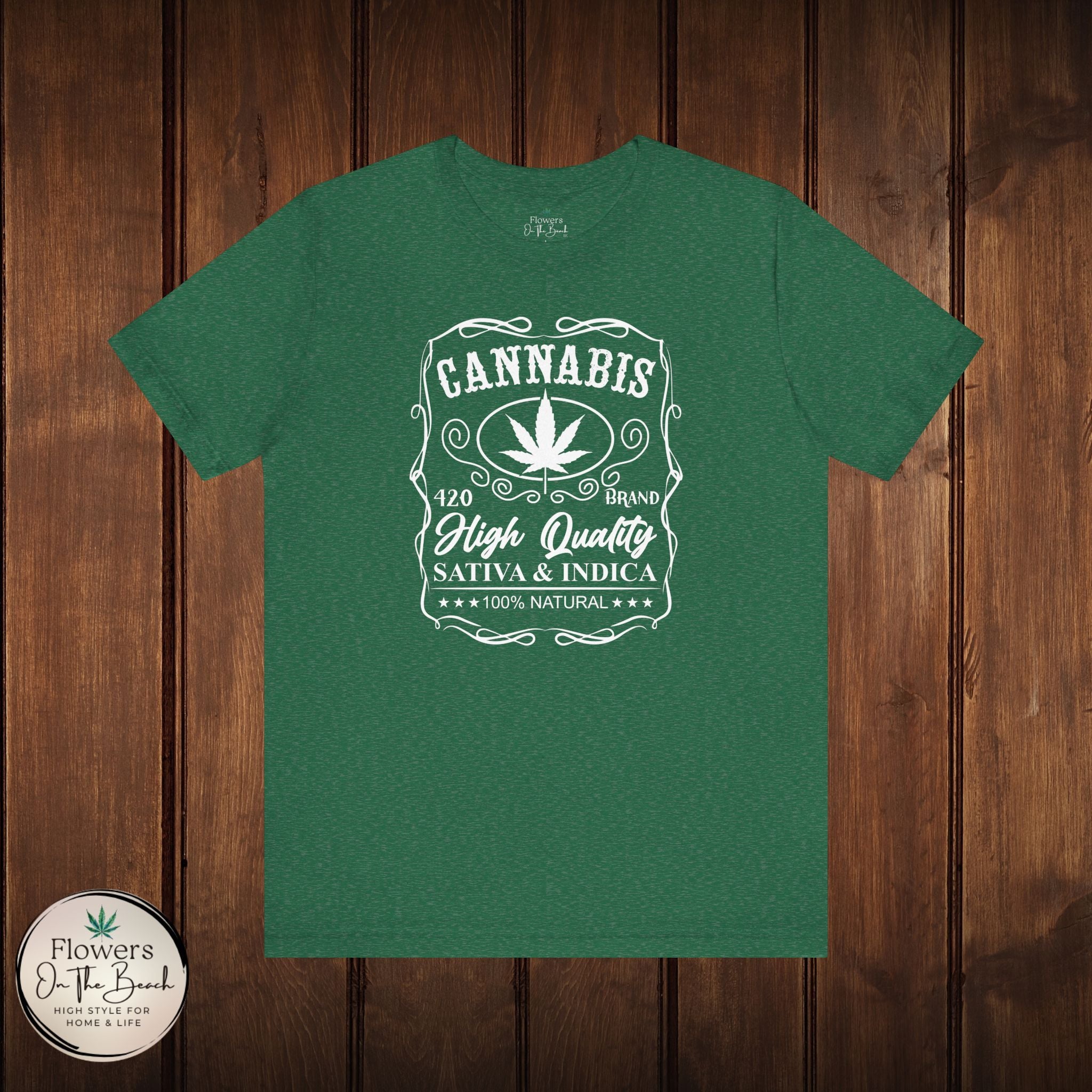 Whiskey-Inspired Cannabis Label Tee