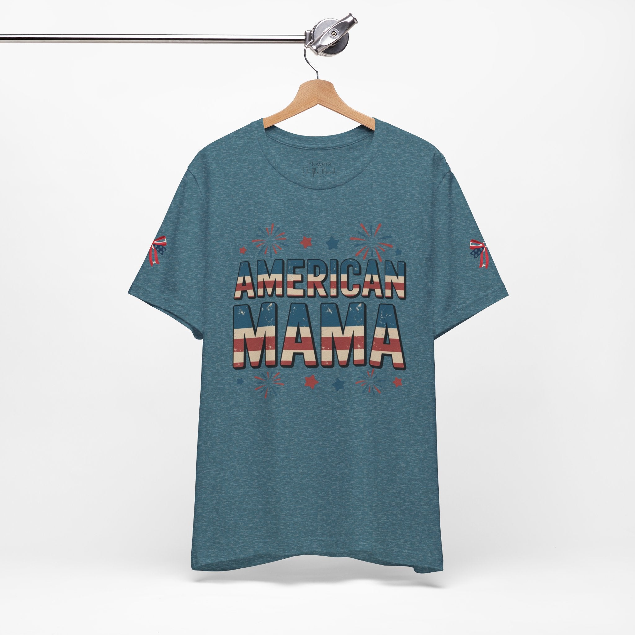 American MAMA 4th of July T-Shirt | Patriotic Mama Tee