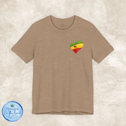 Rasta T-Shirt, Weed Smokers Tee, 420 Shirt, Unisex Jersey Short Sleeve Tee, Casual Stoner Apparel, 420 Somewhere, Rasta Holiday T-shirt