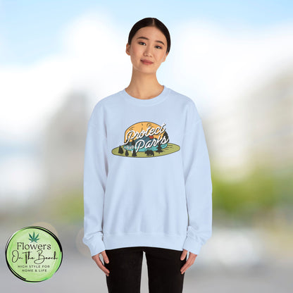 Protect Our Parks Crewneck Sweatshirt, National Parks Sweatshirt, Wanderlust Sweatshirt, Travel Apparel, Protect Our National Parks