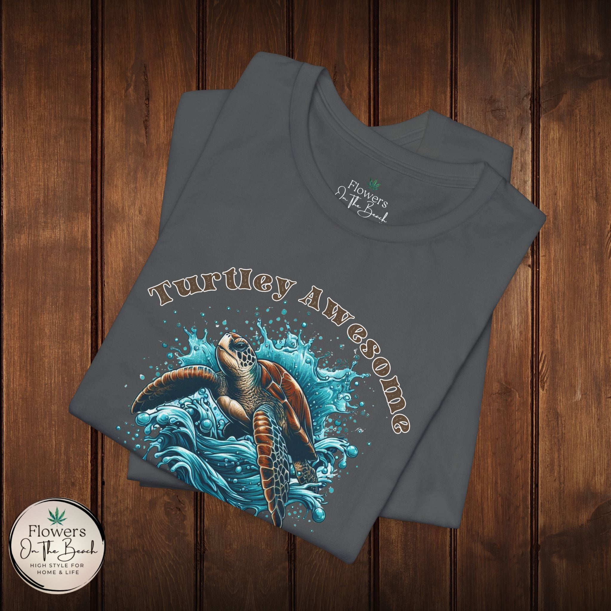 Turtley Awesome Pop Pop/Dad/Papa T-Shirt