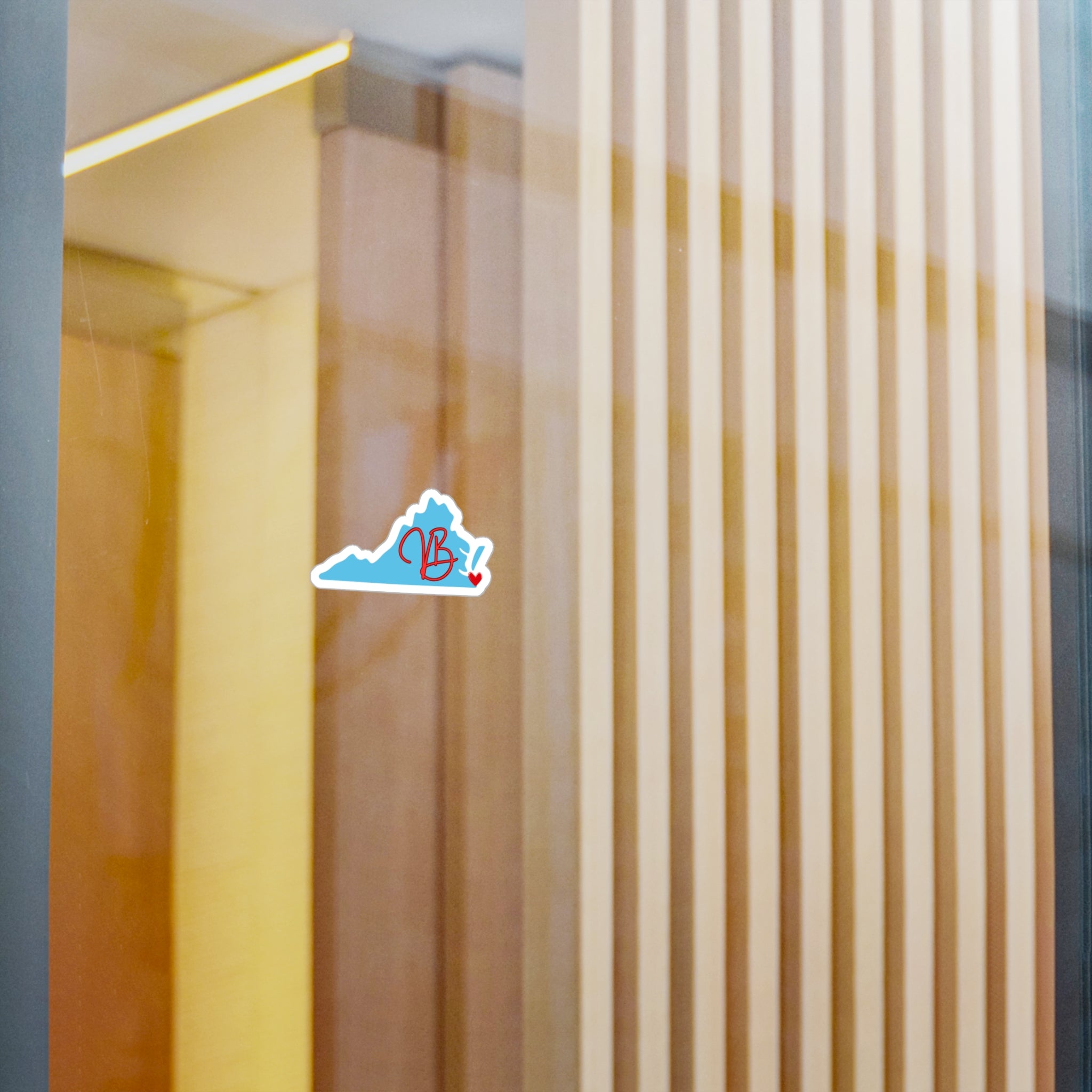 VB Heart Sticker