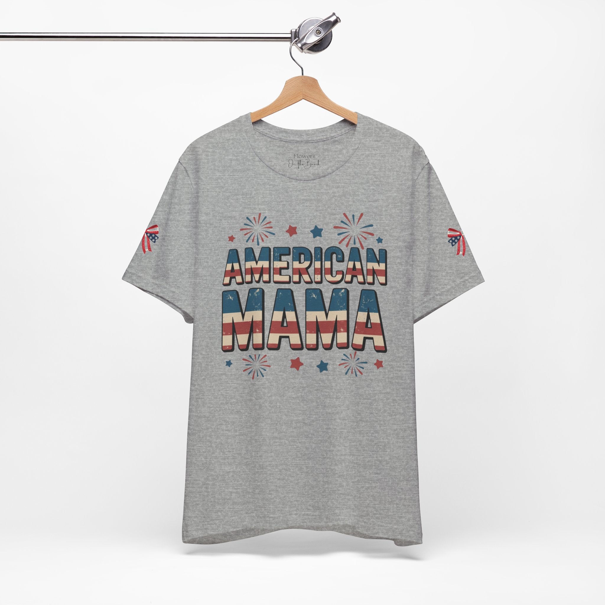 American MAMA 4th of July T-Shirt | Patriotic Mama Tee