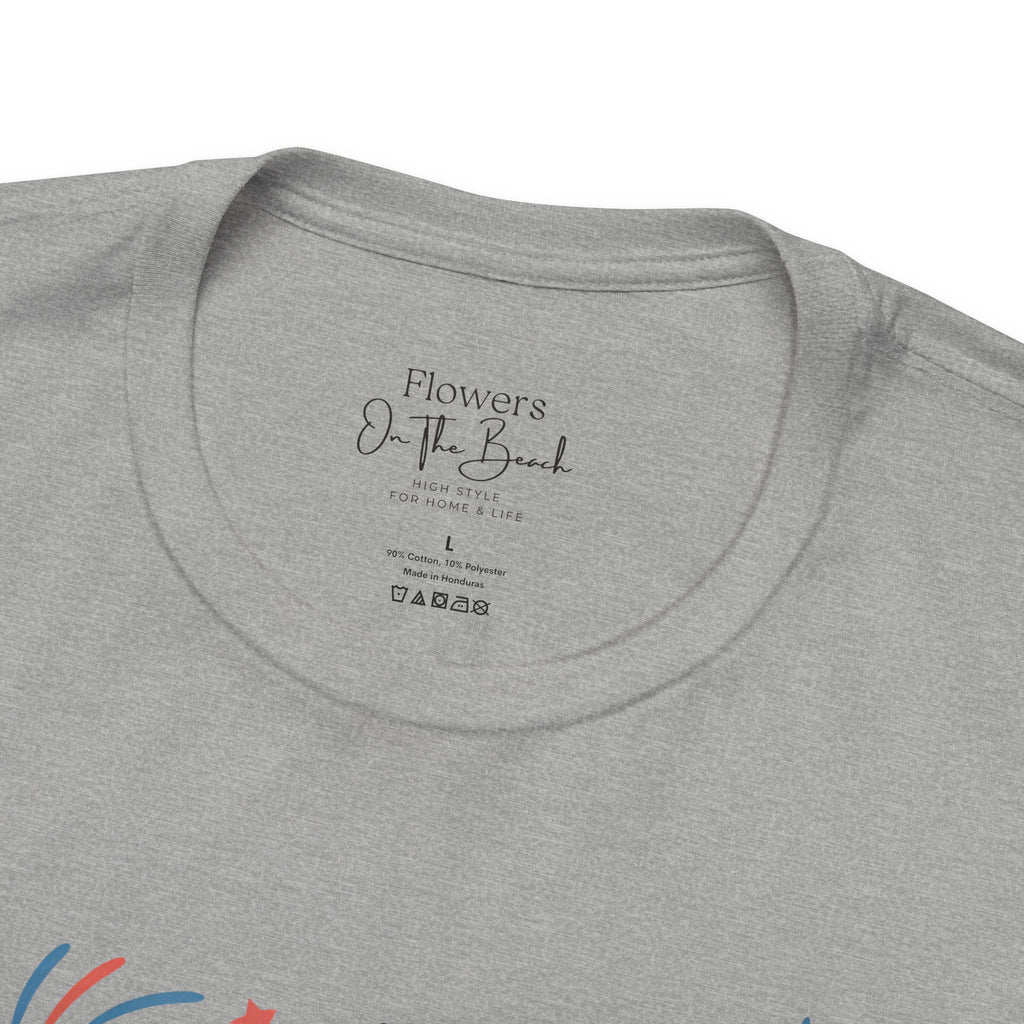 American Honey Fireworks and Bows Tee | Red White Blue Patriotic