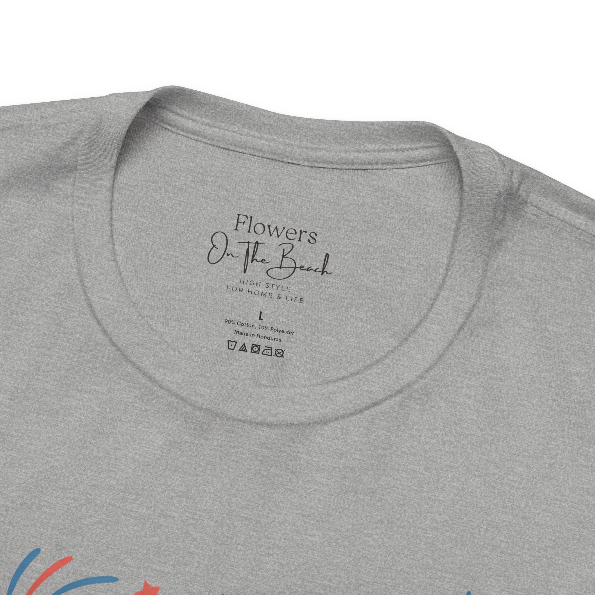 American Honey Fireworks and Bows Tee | Red White Blue Patriotic