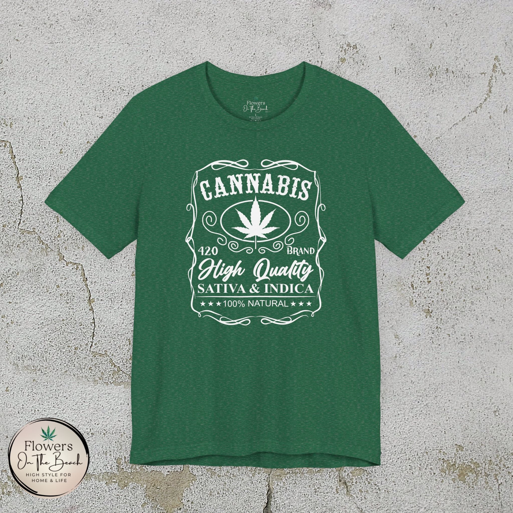 Whiskey-Inspired Cannabis Label Tee