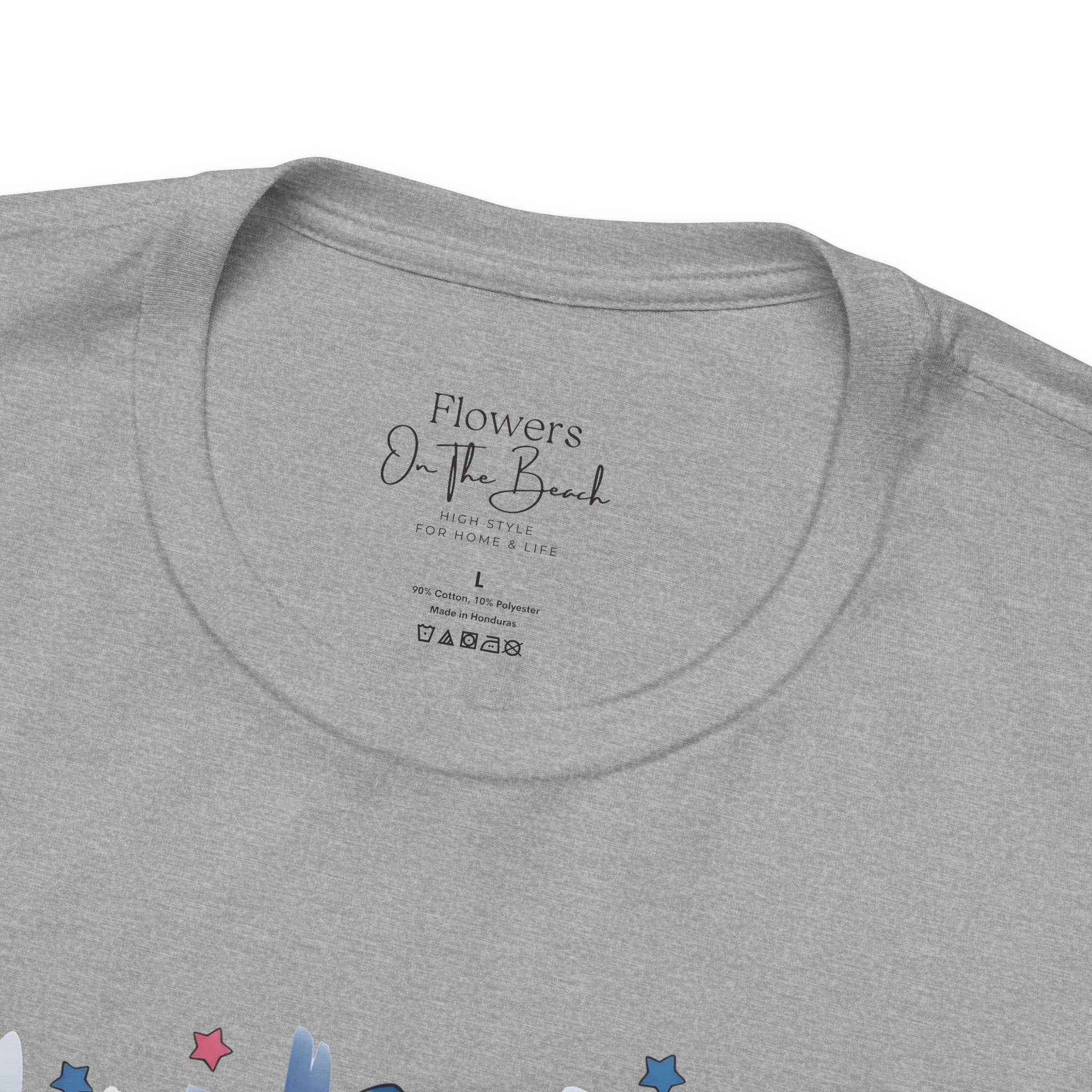 All-American Girl Highland Cow T-Shirt — Patriotic Cute Cow Tee