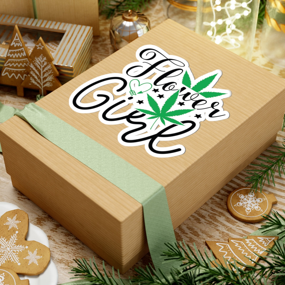 Flower Girl Weed Sticker