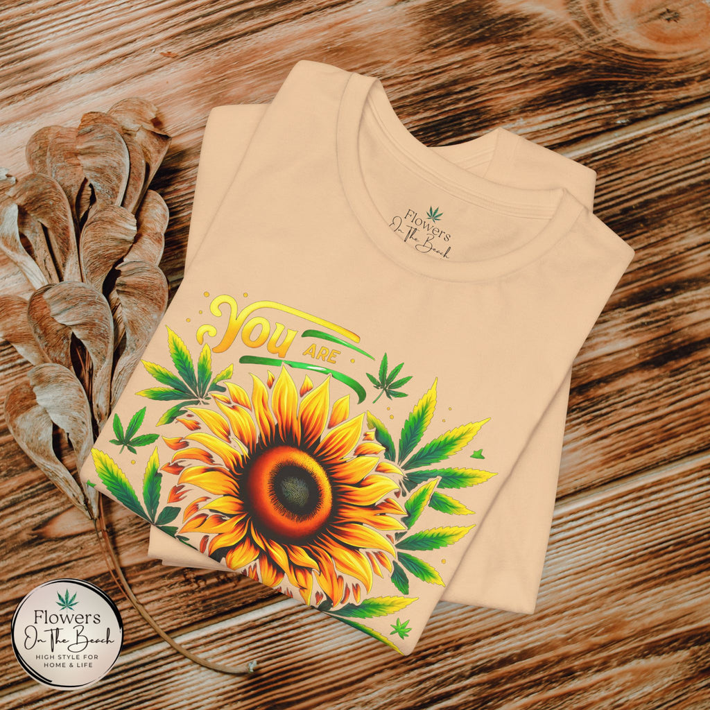 Sunflower and Cannabis Sunshine Tee