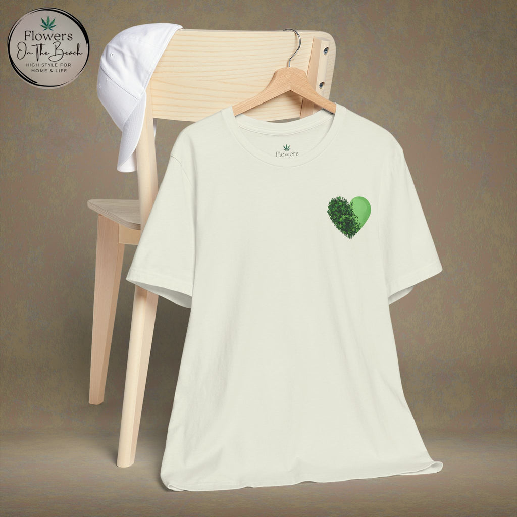 St. Patrick's Day Tee with Subtle Weed Leaves