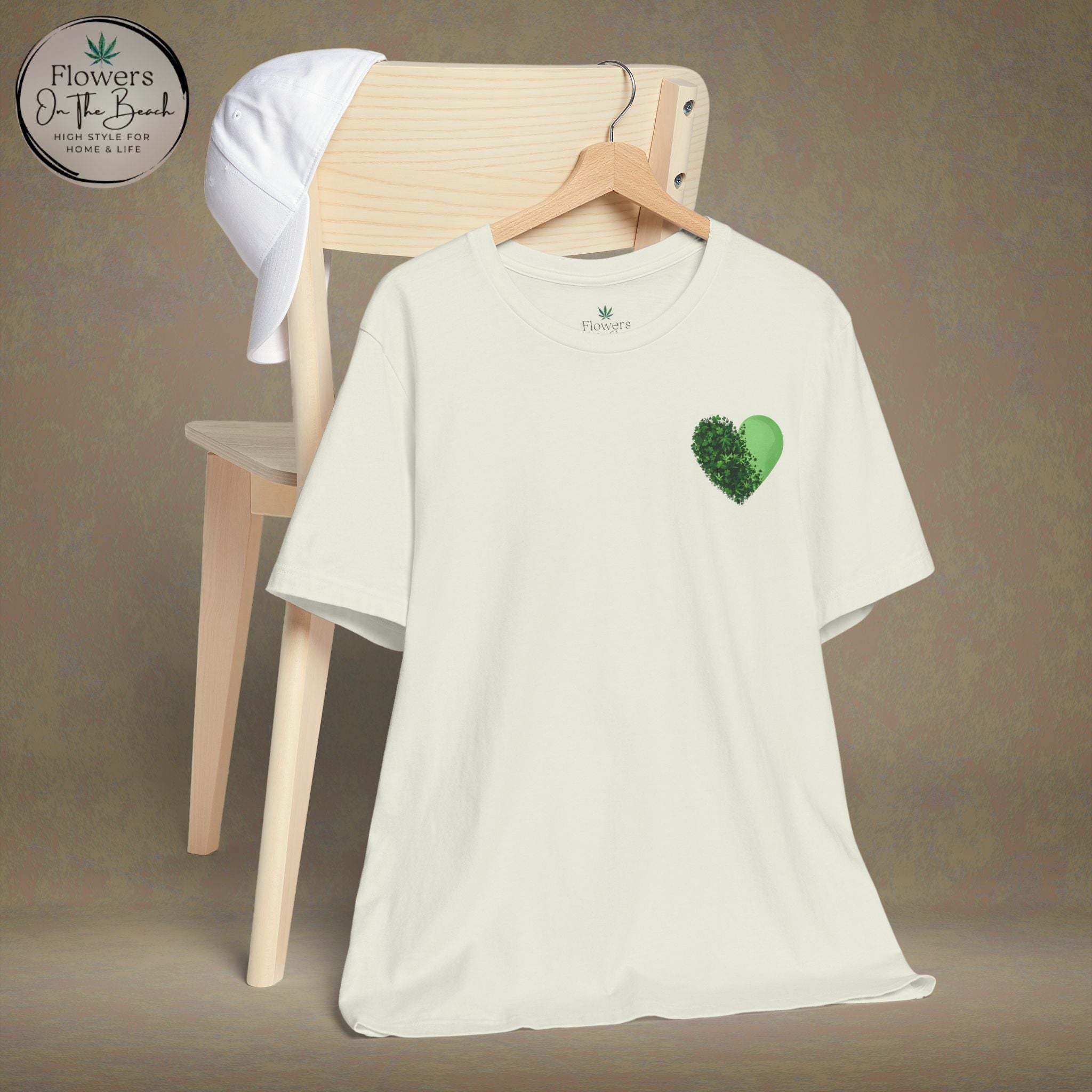 St. Patrick's Day Tee with Subtle Weed Leaves