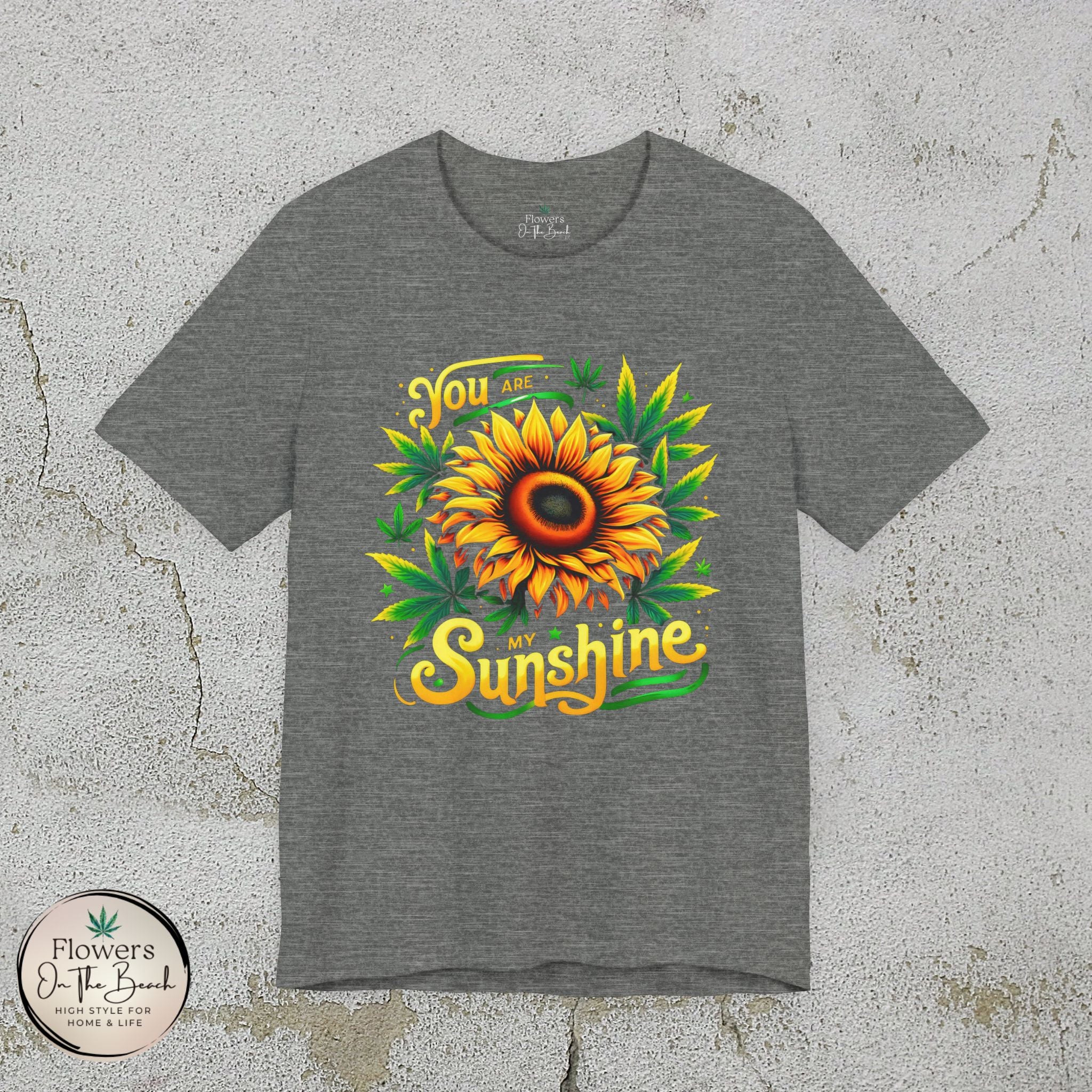 Sunflower and Cannabis Sunshine Tee