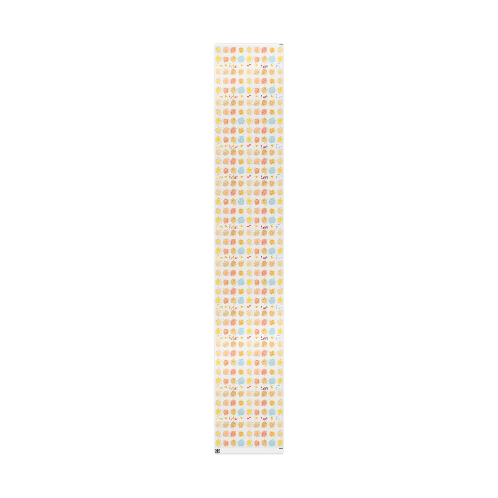 Sun and Hearts Gift Wrap