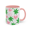 Hearts and Cannabis Ceramic Mug
