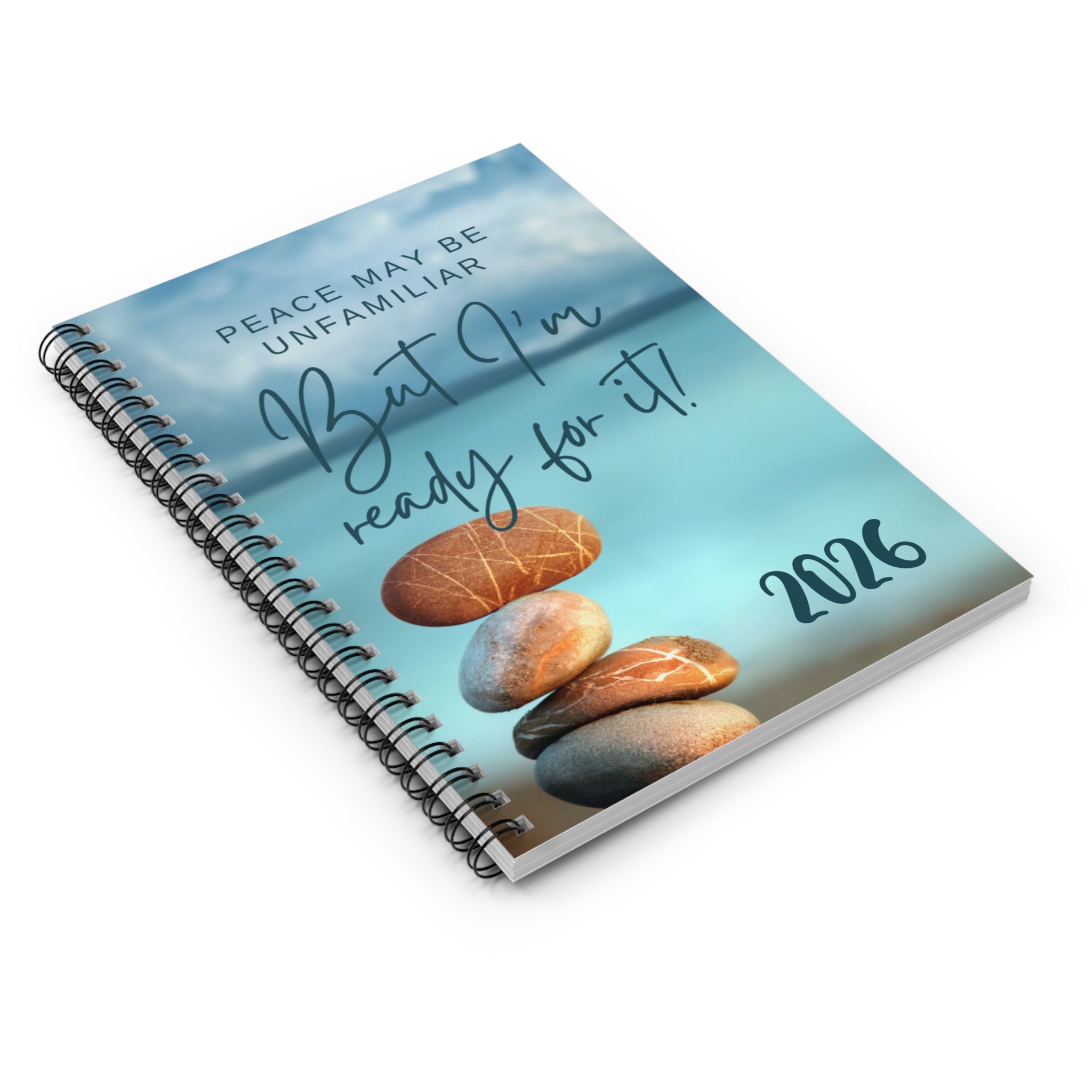 Spiral Notebook - Beach Vibes Self-Care Journal