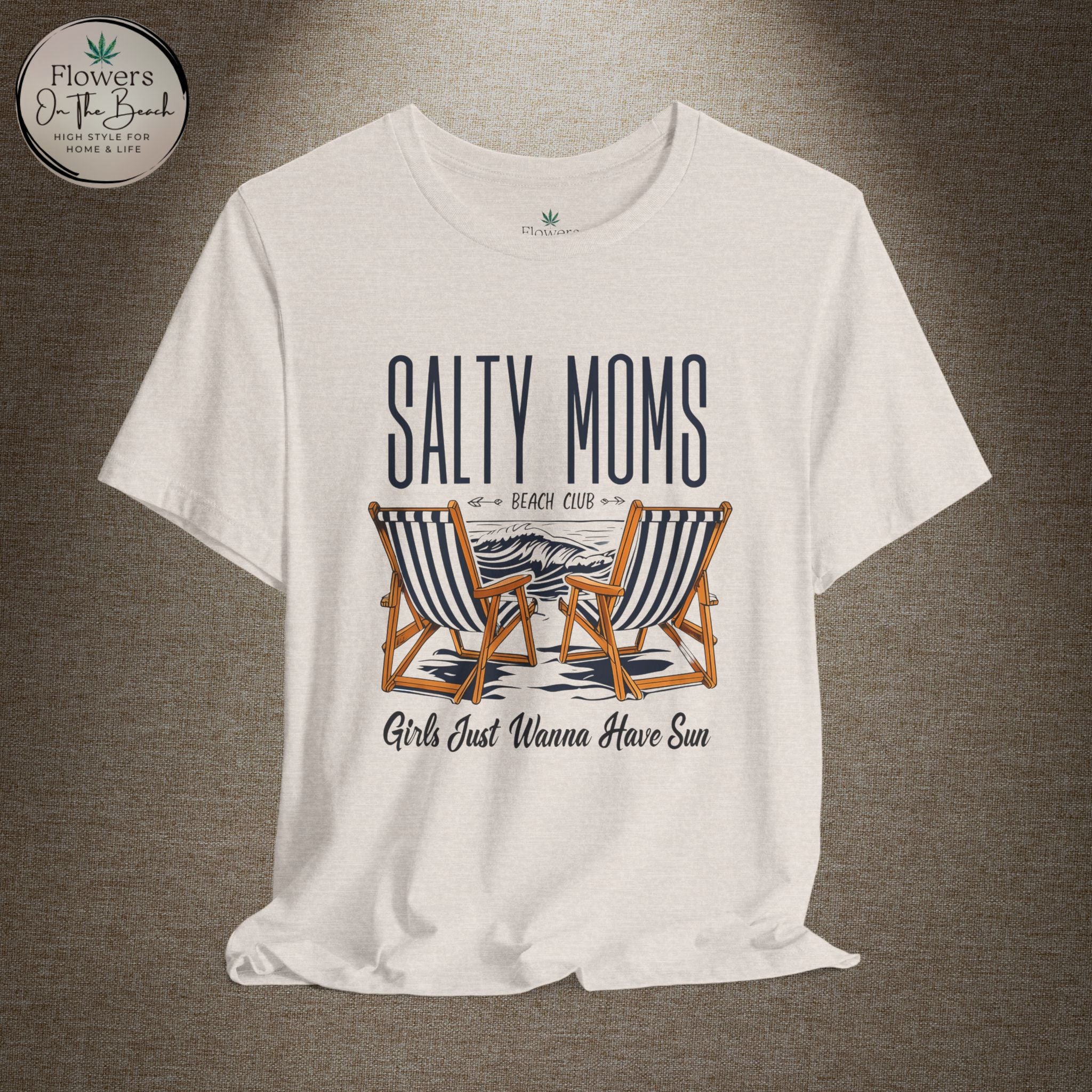 Salty Moms Beach Club Tee