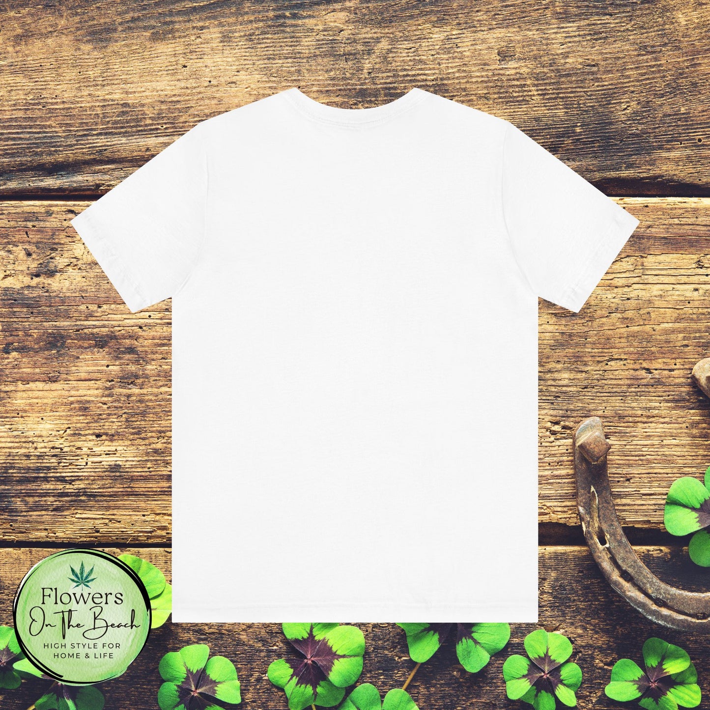 St Patrick's Day Lucky Tee, Simple Retro Unisex Jersey Shirt, Irish Shamrock Top, Green Clover T-Shirt Gift, Vintage Festival Clothing