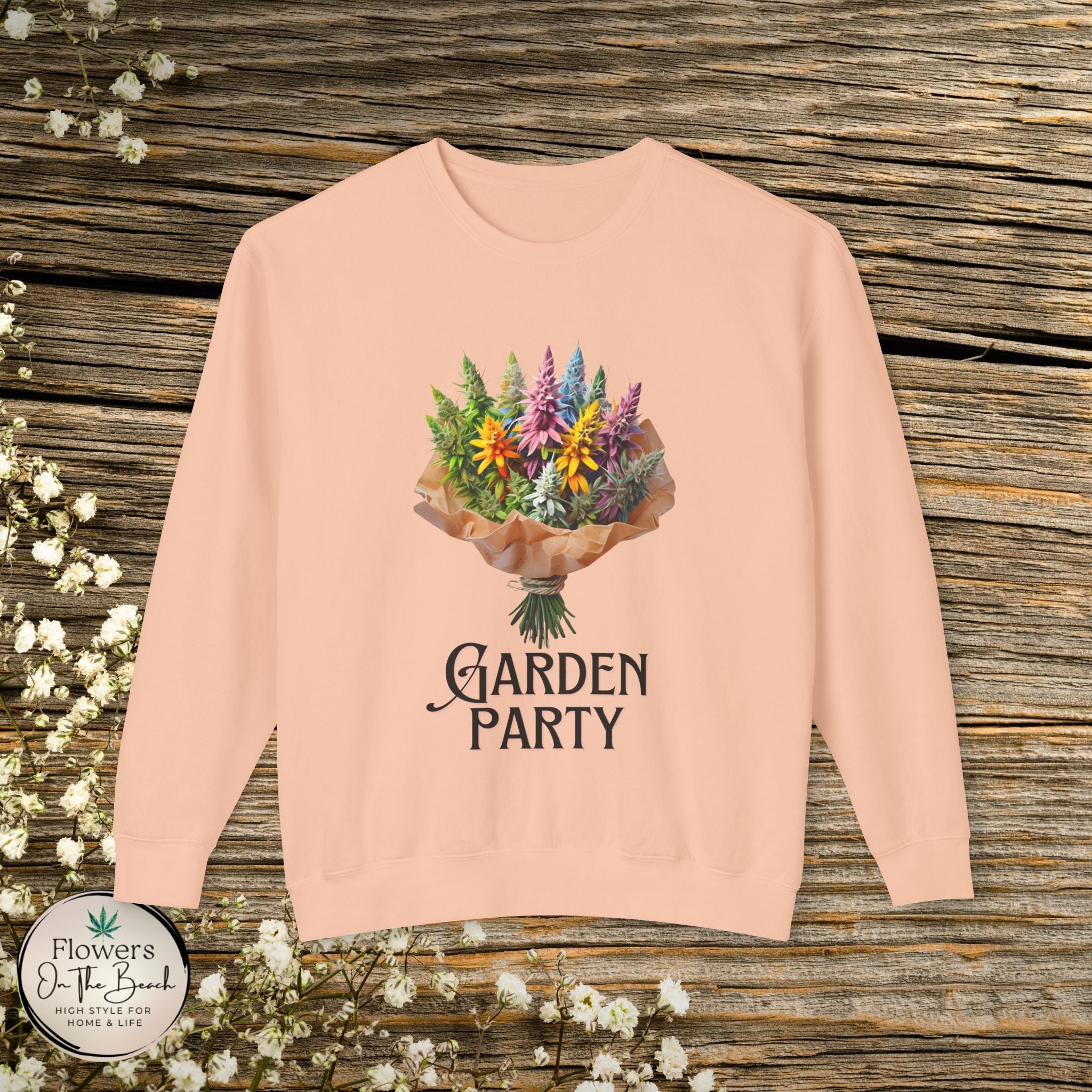 Garden Party Cannabis Flowers Sweatshirt