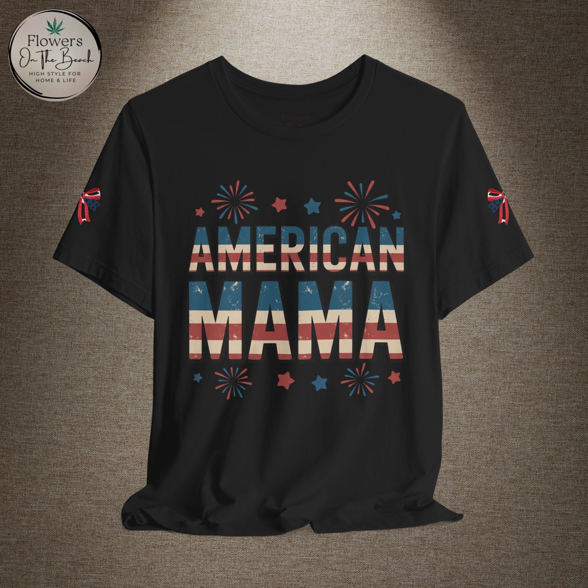 American MAMA 4th of July T-Shirt | Patriotic Mama Tee